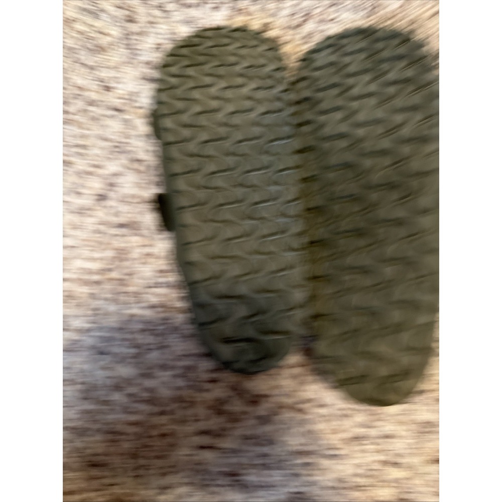 Birkenstock New Matte Olive Green Double Strap/Buckle Sandals Sz44 EU 12-12.5 US - Picture 4 of 5
